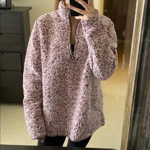 Fluffy Purple Sweater